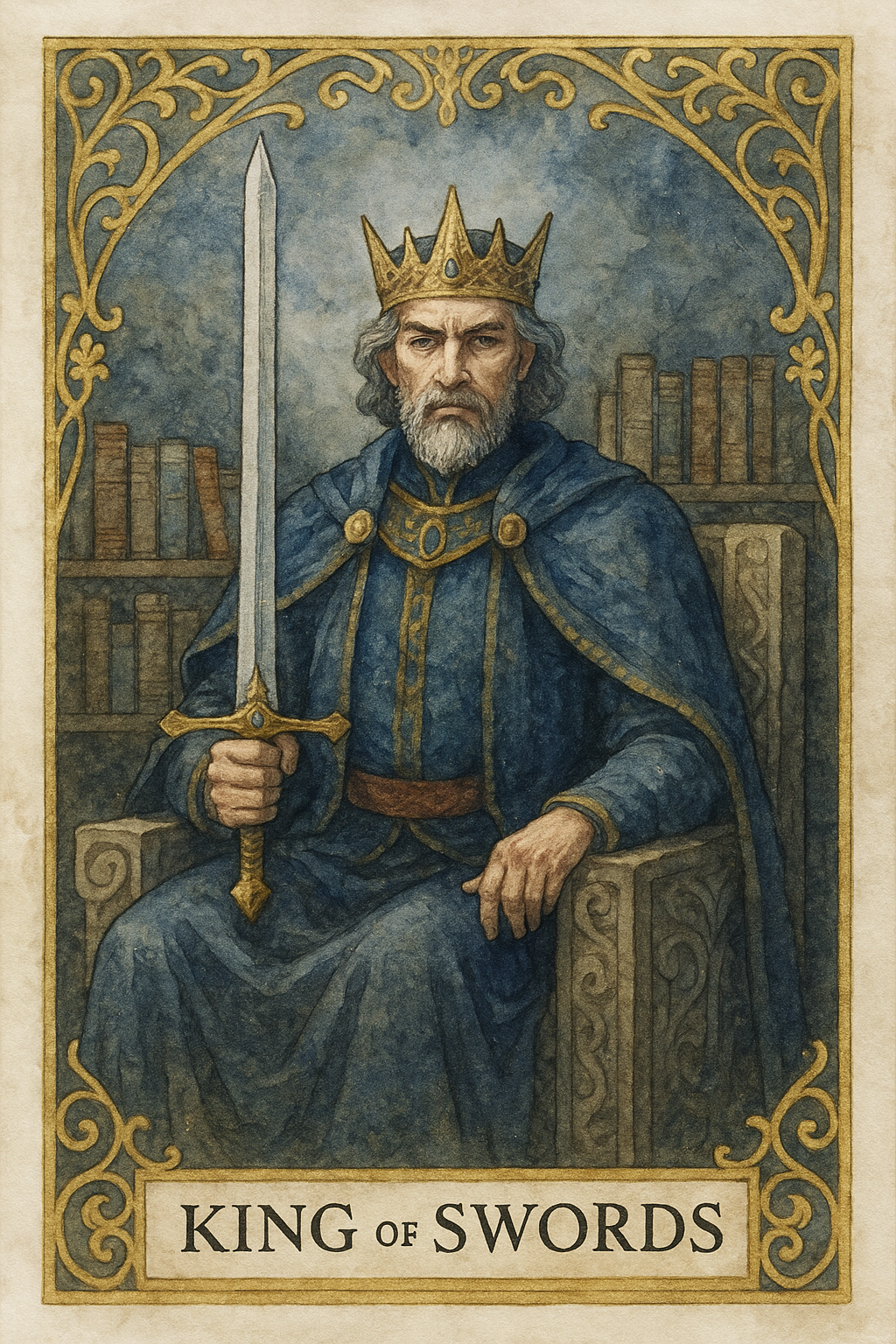 King of Swords Tarot Card